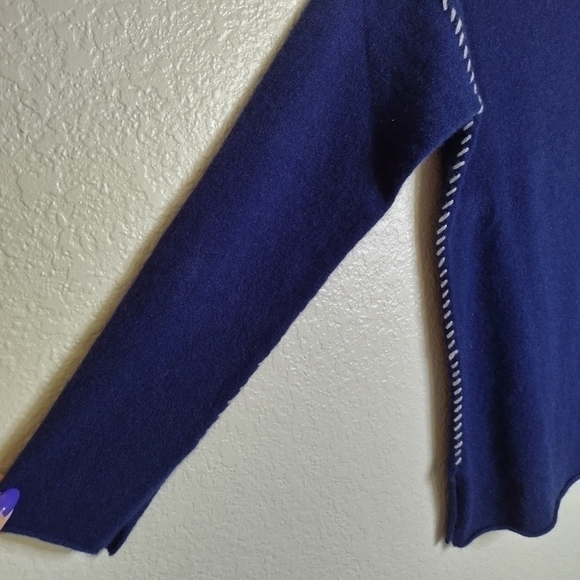 Johnny Was AMBER STITCHED cashmere crew neck PULLOVER sz Xs - Picture 4 of 8